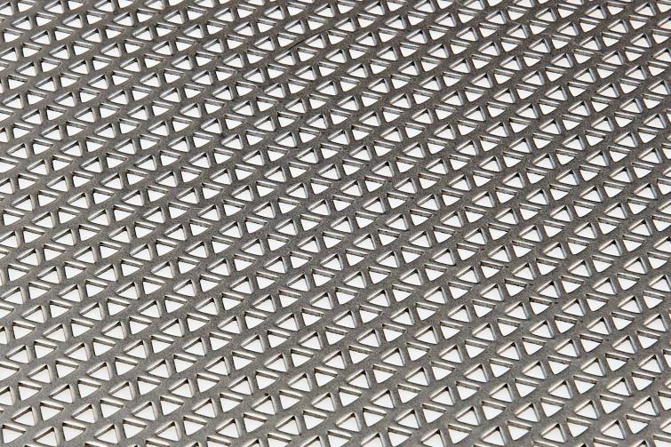 Ferrier Design Perforated
Pattern: .144" Triangle
Material: Mild Steel (Unfinished)
